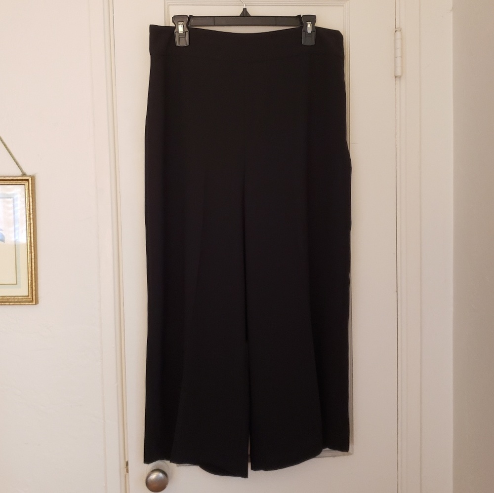 Express Black Cropped Culottes High Rise 14R
